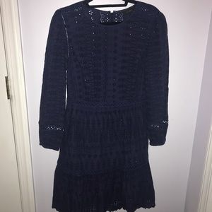Great condition J CREW long sleeve mini dress
